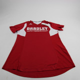 Bradley Braves adidas Climalite Short Sleeve Shirt Women's Multiple Sizes TOPS-147534