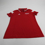 Bradley Braves adidas Climalite Polo Women's Red Used L TOPS-147536