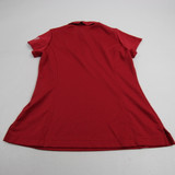 Bradley Braves adidas Climalite Polo Women's Red Used S-TOPS-147539