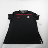 Bradley Braves adidas Climalite Polo Women's Black New with Tags L TOPS-147550