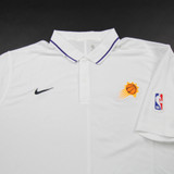 Phoenix Suns Nike NBA Authentics Dri-Fit Polo Men's White New XLT-TOPS-147345
