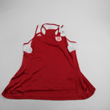 Bradley Braves adidas Climalite Sleeveless Shirt Women's Red New with Tags L TOPS-147801