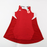 Bradley Braves adidas Climalite Sleeveless Shirt Women's Red New with Tags M TOPS-147853