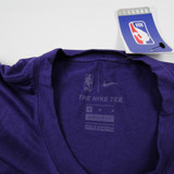 Phoenix Suns Nike NBA Authentics Dri-Fit Short Sleeve Shirt Men's Purple New-TOPS-147481