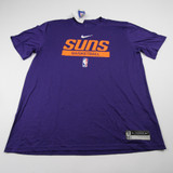 Phoenix Suns Nike NBA Authentics Dri-Fit Short Sleeve Shirt Men's Purple New-TOPS-147499