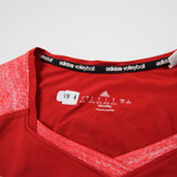 NIU Huskies adidas Short Sleeve Shirt Women's Red Used Multiple Sizes TOPS-147501