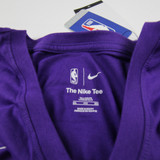 Phoenix Suns Nike NBA Authentics Dri-Fit Long Sleeve Shirt Men's Purple New 3XLT-TOPS-147509