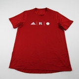 Rutgers Scarlet Knights adidas Short Sleeve Shirt Men's Red Used M-TOPS-147662