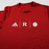 Rutgers Scarlet Knights adidas Short Sleeve Shirt Men's Red Used M TOPS-147662