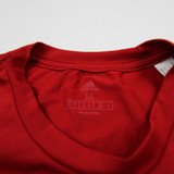 Rutgers Scarlet Knights adidas Short Sleeve Shirt Men's Red Used M-TOPS-147664