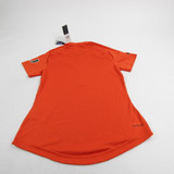 Miami Hurricanes adidas Pullover Women's Orange New with Tags Multiple Sizes TOPS-147994