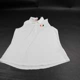 Miami Hurricanes adidas Polo Women's White New with Tags XL TOPS-147996