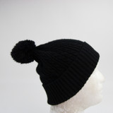 Unbranded Winter Hat Unisex Black Used OSFM-HATS-013652