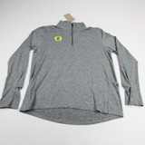 Oregon Ducks Nike Running Dri-Fit Pullover Women's Gray Used L TOPS-147388