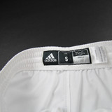 adidas Athletic Shorts Women's White/Pink Used-SHOR-032136