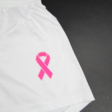 adidas Athletic Shorts Women's White/Pink Used-SHOR-032136