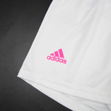 adidas Athletic Shorts Women's White/Pink Used-SHOR-032136