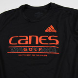 Miami Hurricanes adidas Aeroready Short Sleeve Shirt Women's Black New M-TOPS-147768