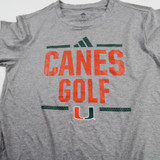 Miami Hurricanes adidas Aeroready Short Sleeve Shirt Women's Multiple Sizes TOPS-147792