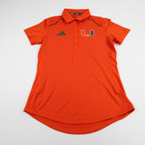 Miami Hurricanes adidas Aeroready Polo Women's New without Tags Multiple Sizes TOPS-147804