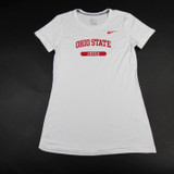 Ohio State Buckeyes Nike Short Sleeve Shirt Men's White Used XS-TOPS-148288