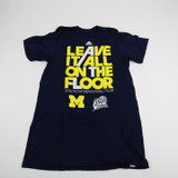 Michigan Wolverines adidas Go-To tee Short Sleeve Shirt Men's Navy New-TOPS-148332