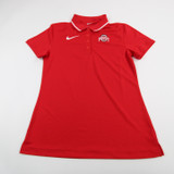 Ohio State Buckeyes Nike Polo Women's Red Used Multiple Sizes TOPS-148425