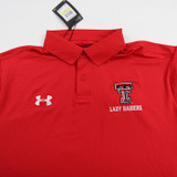 Texas Tech Red Raiders Under Armour Polo Men's New with Tags Multiple Sizes TOPS-148690