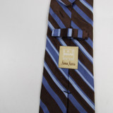 Ike Behar Necktie Men's Brown/Blue Used OSFA-ACCS-006738