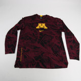 Minnesota Golden Gophers Nike Dri-Fit Long Sleeve Shirt Men's Maroon Used S TOPS-148715