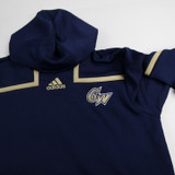 George Washington Colonials adidas Aeroready Sweatshirt Men's Navy/Gold New M-TOPS-148724