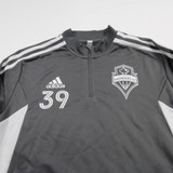 Seattle Sounders FC adidas Pullover Men's Gray Used M-TOPS-148309