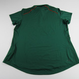 Miami Hurricanes adidas Polo Women's Dark Green New-TOPS-148100