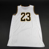 Gallaudat Bison Holloway Practice Jersey - Basketball Men's White Used-JRSY-008799