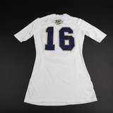 Gallaudat Bison Under Armour Game Jersey - Volleyball Women's White Used-JRSY-008804