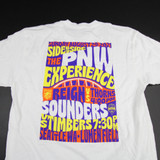 Seattle Sounders FC Next Level Short Sleeve Shirt Men's White Used-TOPS-148314