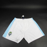 Seattle Sounders FC adidas Game Shorts Men's White Used 2XL-SHOR-032319