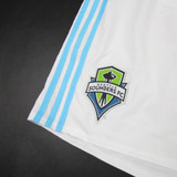 Seattle Sounders FC adidas Game Shorts Men's White Used 2XL-SHOR-032319