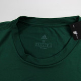Miami Hurricanes adidas Short Sleeve Shirt Men's Dark Green New M-TOPS-148988