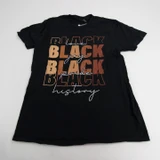 Unbranded Short Sleeve Shirt Men's Black Used L TOPS-149009