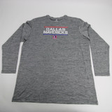 Dallas Mavericks Fanatics Long Sleeve Shirt Men's Gray Used 3XLT TOPS-149053