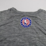Dallas Mavericks Fanatics Long Sleeve Shirt Men's Gray Used 3XLT TOPS-149053