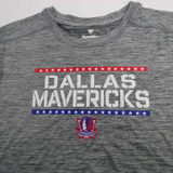 Dallas Mavericks Fanatics Long Sleeve Shirt Men's Gray Used 3XLT TOPS-149053