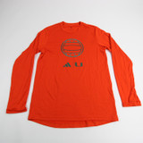 Miami Hurricanes adidas Long Sleeve Shirt Men's Multiple Sizes TOPS-149076