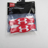 Under Armour HeatGear Wristband Unisex Red New with Tags OSFA-ACCS-006761