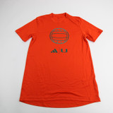 Miami Hurricanes adidas Short Sleeve Shirt Men's Multiple Sizes TOPS-149093