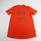 Miami Hurricanes adidas Short Sleeve Shirt Men's Multiple Sizes TOPS-149093