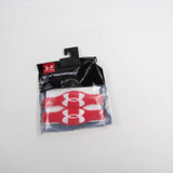 Under Armour HeatGear Wristband Unisex Red/White New with Tags OSFA-ACCS-006764