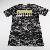 Purdue Boilermakers Badger Short Sleeve Shirt Men's Black Used S TOPS-149136
