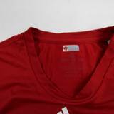 Nebraska Cornhuskers adidas Creator Short Sleeve Shirt Men's Red Used-TOPS-149191